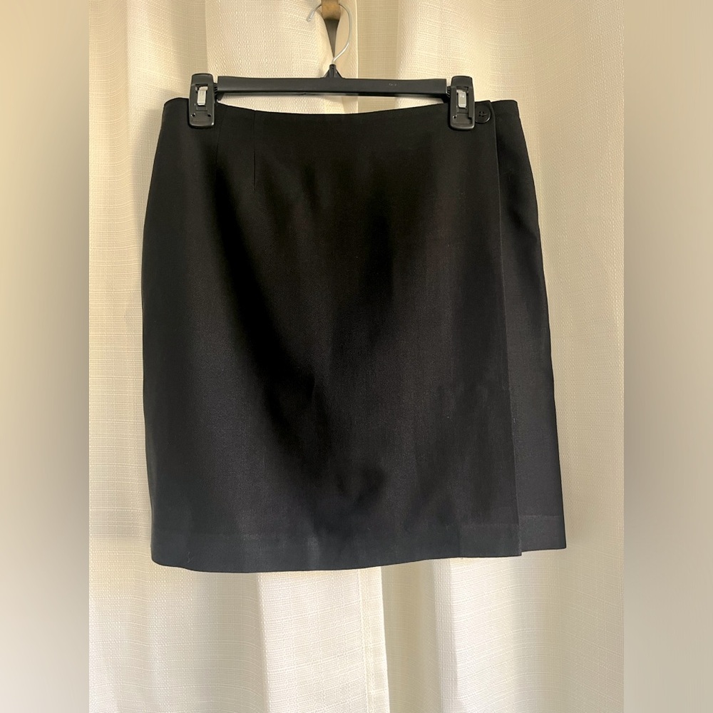 VTG 90s Button-Closure Wrap Skirt